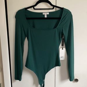 Leith Emerald Green Bodysuit